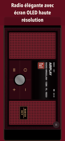 Élégante radio Cherry Stereo avec écran OLED haute résolution