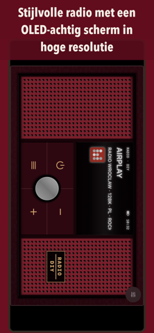 Stijlvolle Cherry Stereo-radio met een OLED-achtig scherm in hoge resolutie